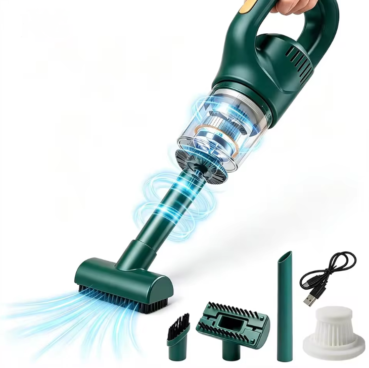 Cordless Handheld Vacuum Cleaner – Powerful Suction for Home and Car
